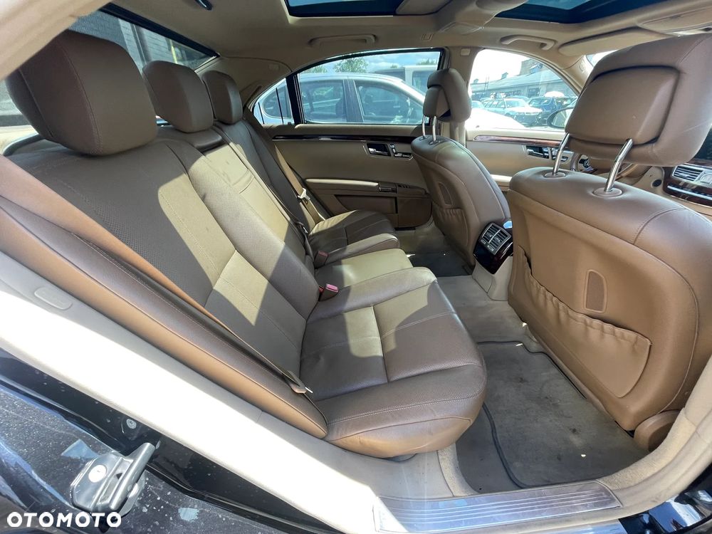 Mercedes Benz W221 LONG FOTELE BOCZKI 204 Skóra - kolor brązowy - 7