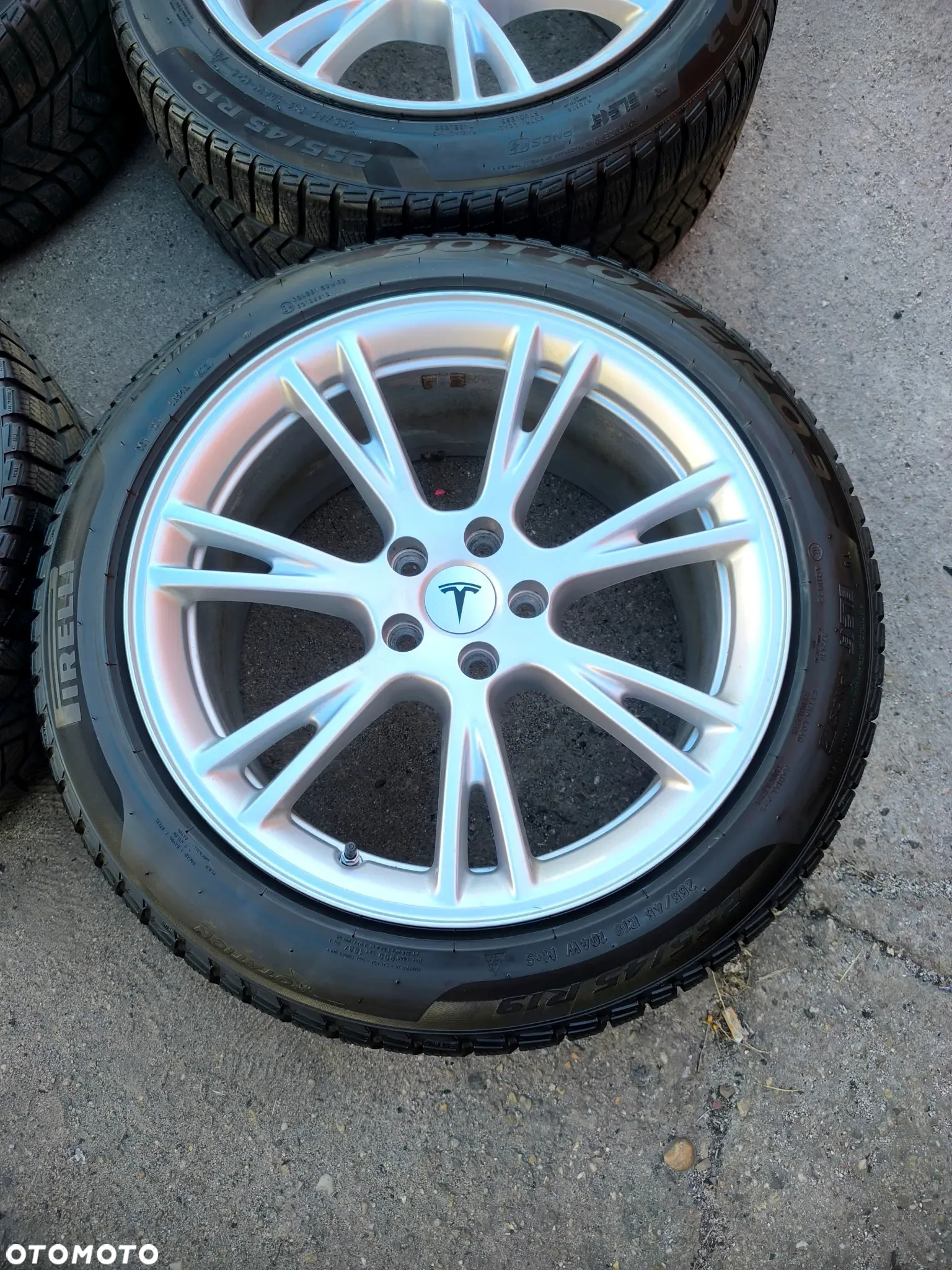 5x114,3 5x114 Felgi Aluminiowe ALUFELGI 19 Koła Zimowe Zima TESLA MODEL Y ALU-RAD Legnica 255/45 6,5mm TPMS - 5