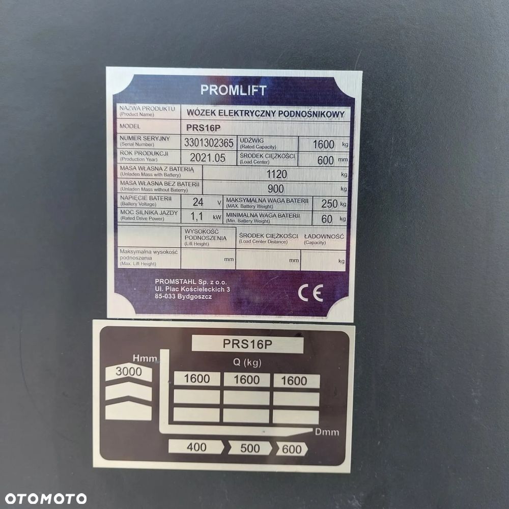 PROMLIFT PRS16P MASZT V 3000mm - 4