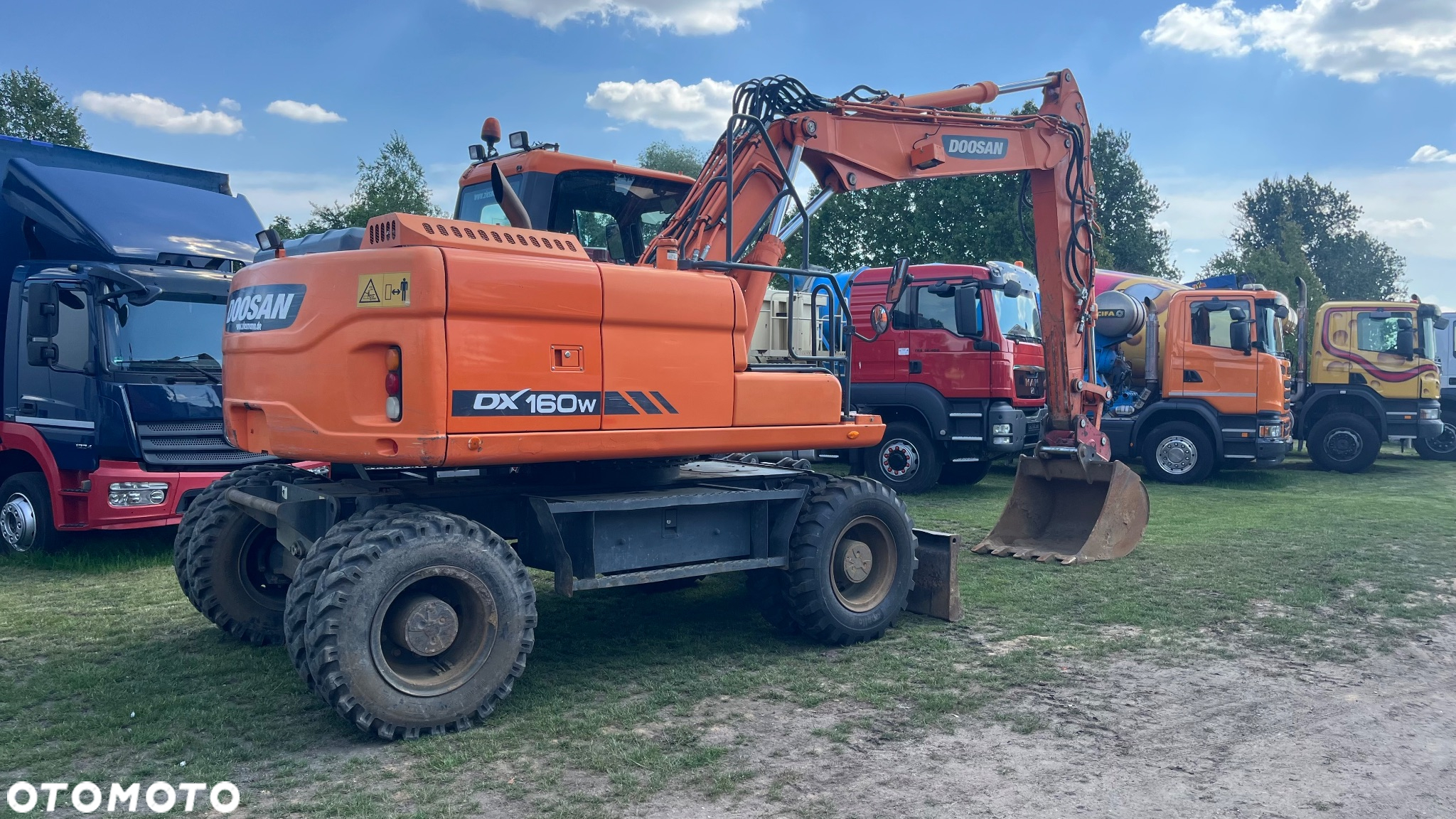 Doosan DX160 W-3 Mth 5800 Koparka Kołowa Łyżka Skarpowa + Do Kopania Sprowadzona Z Niemiec Super Stan - 5
