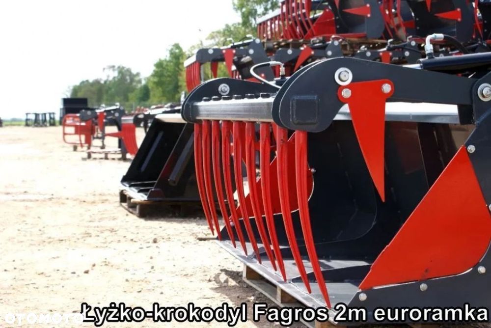 ŁYŻKO-KROKODYL do Tura Ładowacza SMS EURORAMKA Mailleux faucheux łyżka 1,4m 1,6m - 8