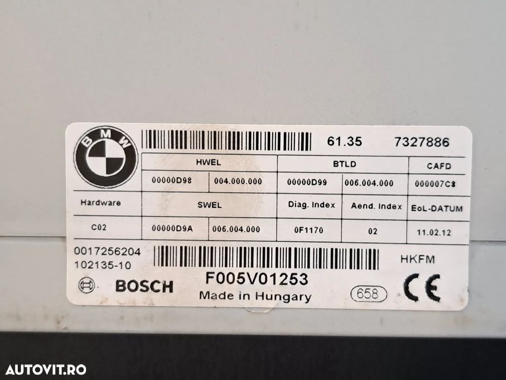 Unitate control ECU calculator modul portbagaj haion Original BMW F07+LCI F10+LCI F01+LCI F02+LCI F03+LCI F04 F25 F26 - 2