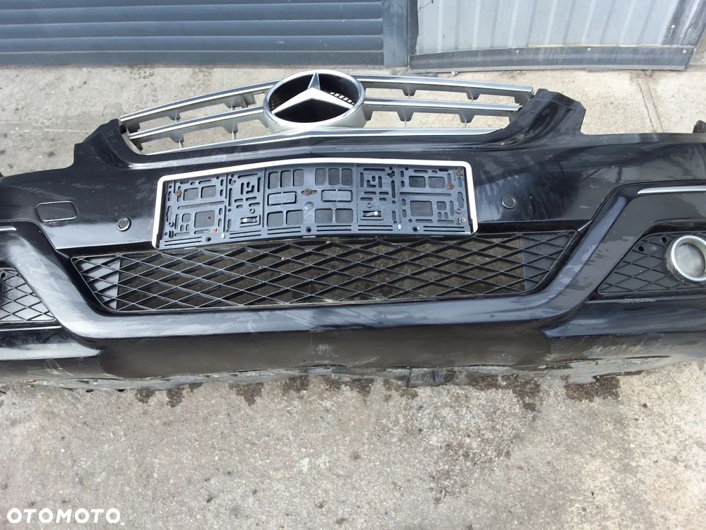 MERCEDES B-KLASA W245 ZDERZAK PO LIFCIE NA PDC CHROM Z GRILLEM KOLOR 191 DO MONTAŻU - 3
