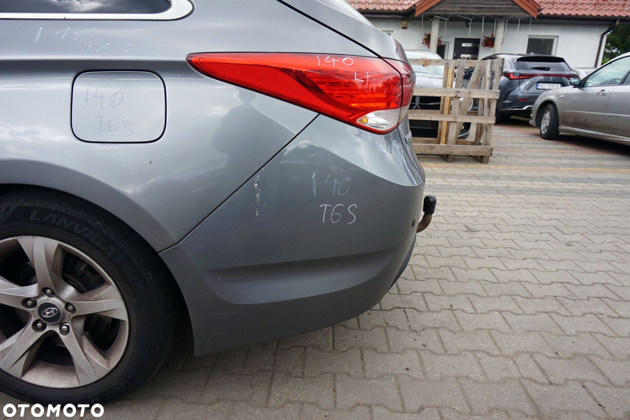 ZDERZAK TYLNY I40 VF KOMBI T6S  SZARY HYUNDAI 2011-2014 - 5