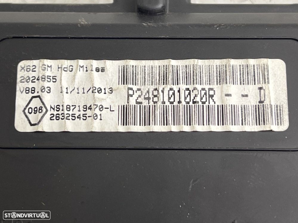 Painel de instrumentos OPEL MOVANO B Box (X62) P248101020R - 3