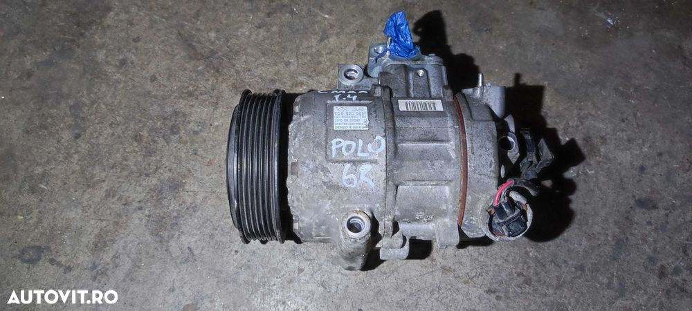 Compresor clima volkswagen vw polo 6R motor 1.4 bifuel CMAA cod 6Q0820808F - 6
