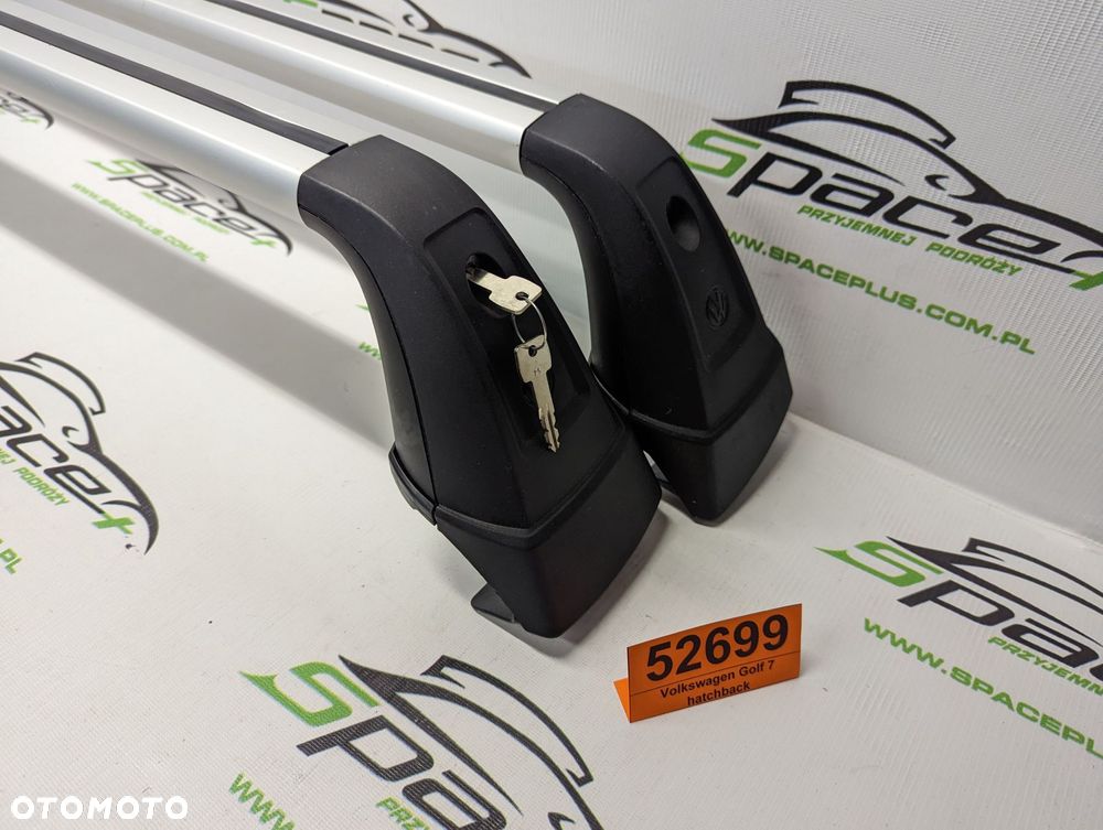 Bagażnik dachowy bazowy belki poprzeczki Volkswagen Golf 7 hatchback