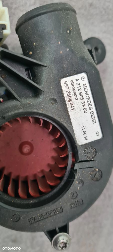 Mercedes-Benz OE A2129063102 wentylator dmuchawa E-KLASA W212 WENTYLATOR DMUCHAWA MODUŁÓW - 7