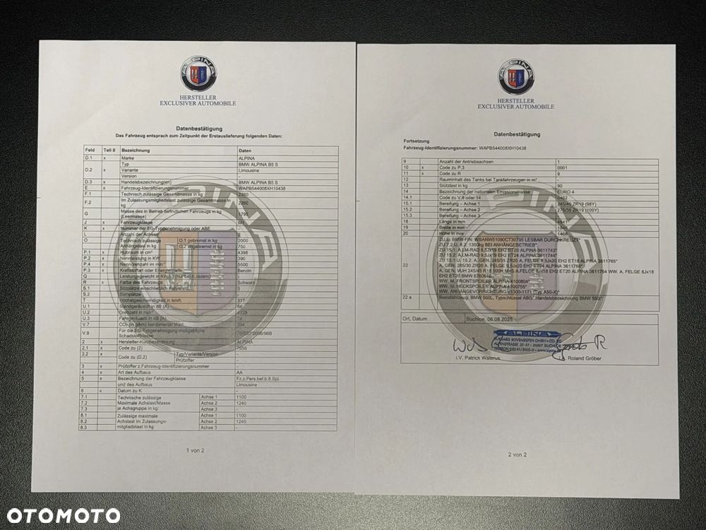 BMW-ALPINA B5 B5SSwitch-Tronic - 39