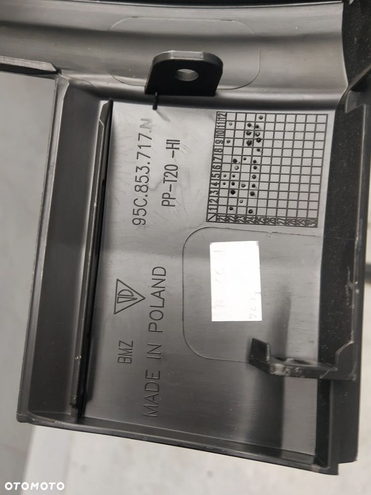 PORSCHE MACAN II TURBO 95C 24- NAKŁADKA LISTWA BŁOTNIKA LEWA PRAWA TYŁ TYLNA PRZÓD PRZEDNIA KOMPLET CZARNY MAT ORYGINAŁ - 16