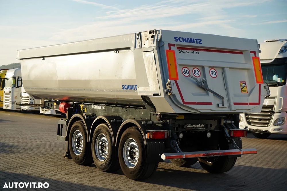 Schmitz Cargobull / BASCĂLĂTOR / 26 m3 / HIDROCLAPEATĂ / AXĂ RIDICABILĂ / - 4