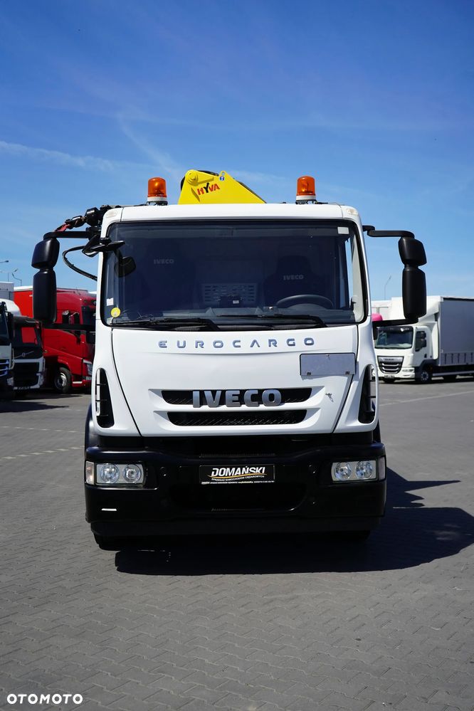 Iveco EUROCARGO / 180E25 / SKRZYNIOWY + HDS / HYVA HB 150 X / ROTATOR / WIDŁY / PILOT - 16