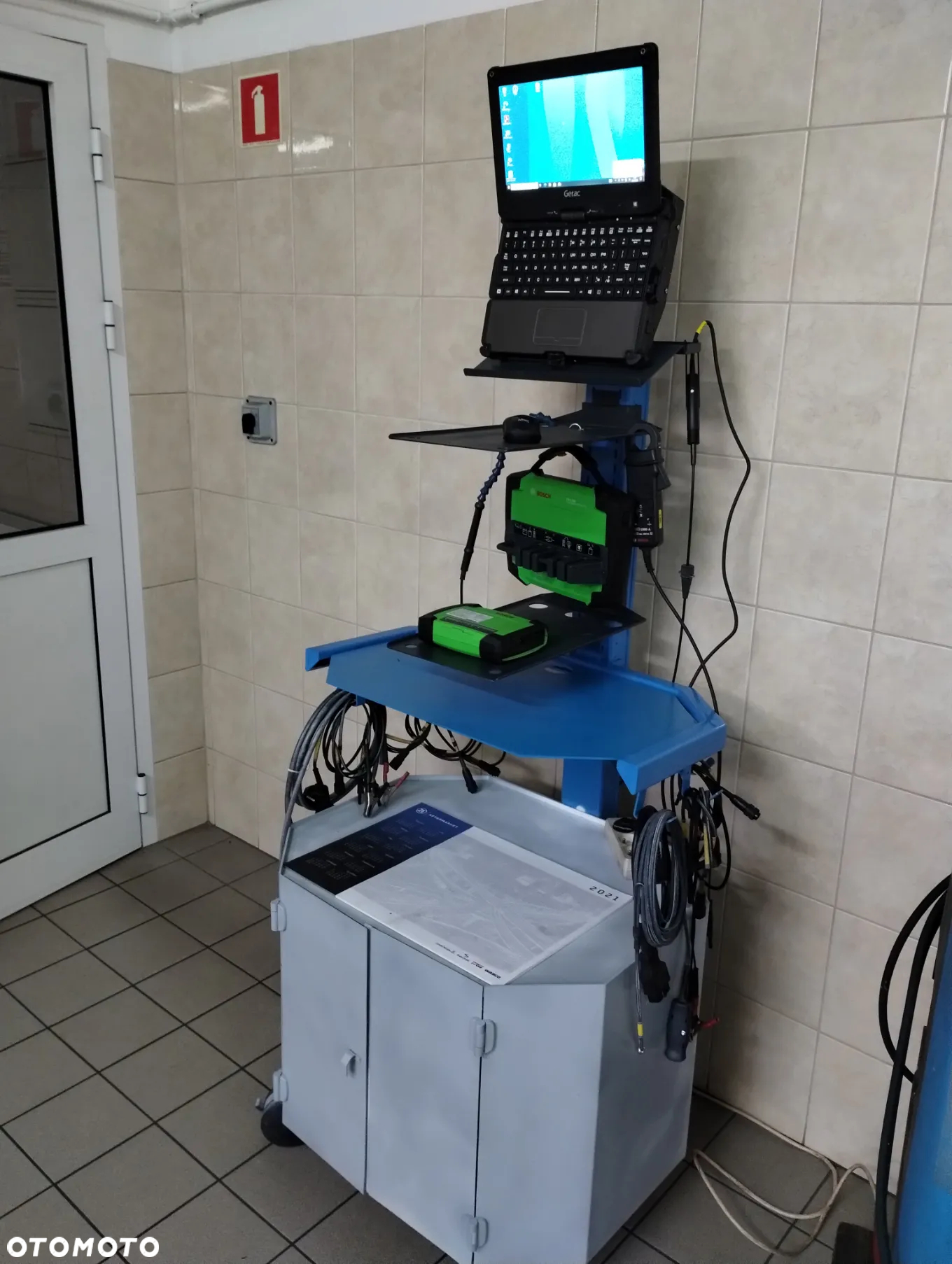 Wózek - Regał - Szafka pod tester usterek Kts i FSA Bosch - 24