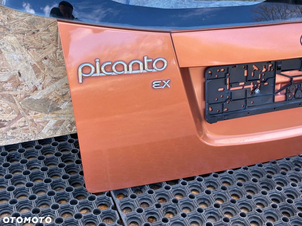 KIA PICANTO MK1 I KOD LAK.03 KLAPA BAGAŻNIKA KLAPA TYŁ KOMPLET - 8