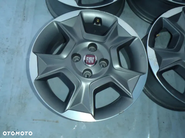 felga felgi alufelga alufelgi alu felgi fiat 500 punto grande punto evo fiorino Qubo nemo bipper doblo albea multipla palio 15 4x98 52029152 et44 + 4 opony zima sava w cenie 195/65/15 - 6