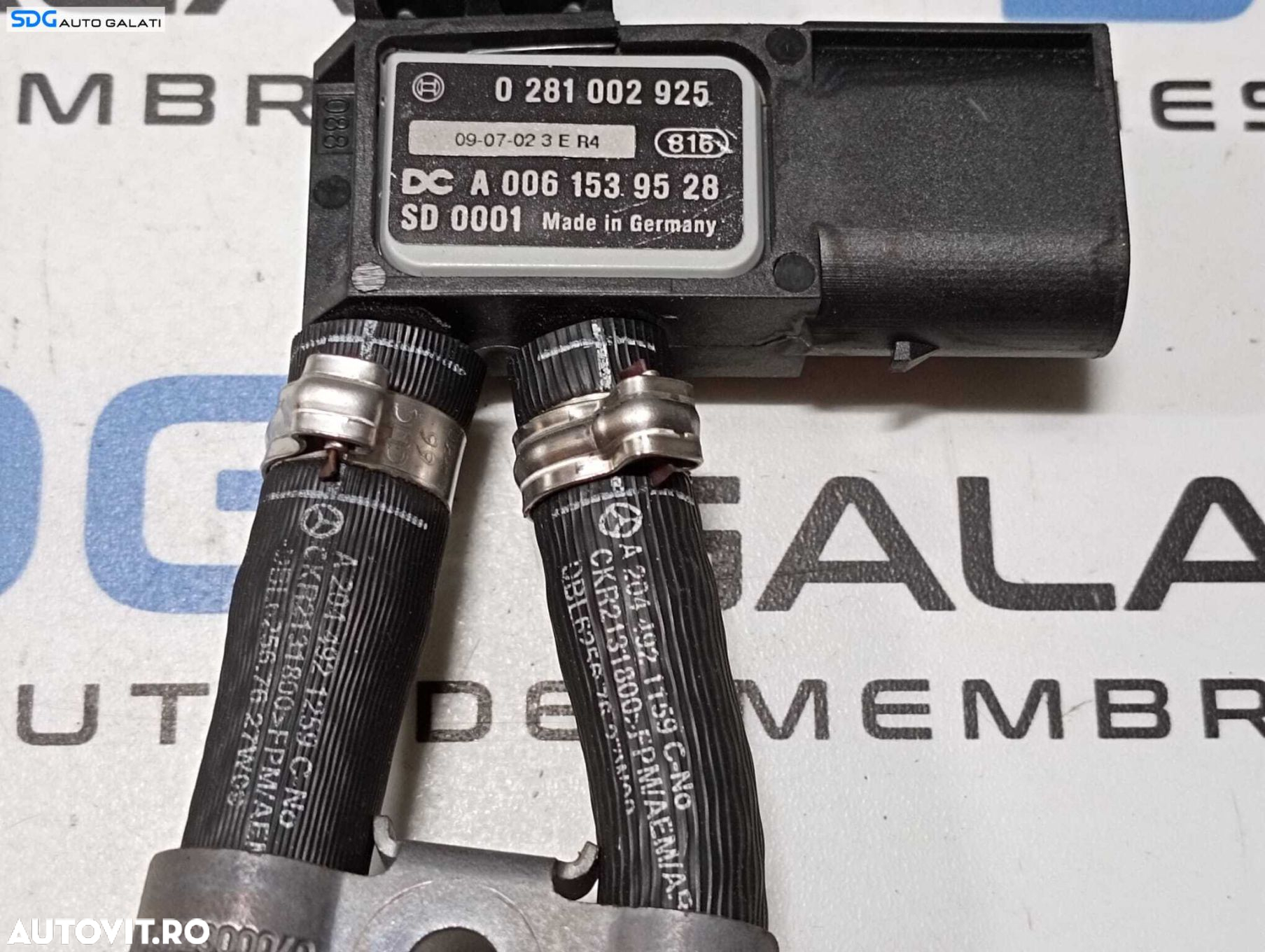 Senzor Presiune Gaze Mercedes Clasa ML Class ML W164 2.2 CDI 2005 - 2011 Cod 0281002925 A0061539528 [M5632] - 4