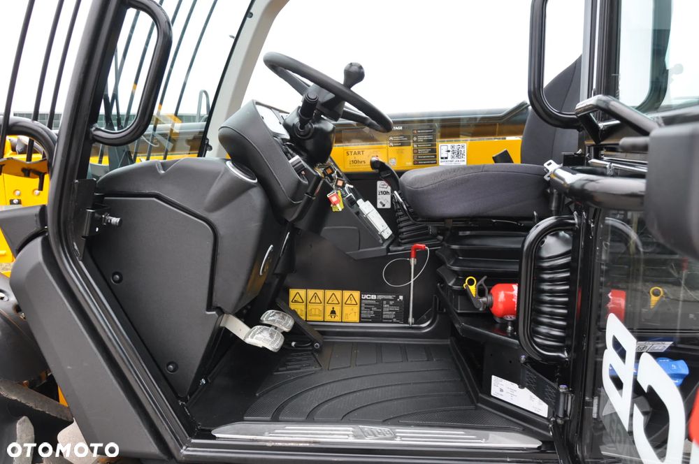 JCB 535-95 ŁADOWARKA TELESKOPOWA STAGE V 109 KM Mało MTG 572 Udźwig 3500 kg WYSOKOŚĆ ZAŁADUNKU 9,5 m Jak Nowa Klimatyzacja Widły do palet Szybkozłącze hydrauliczne - 10