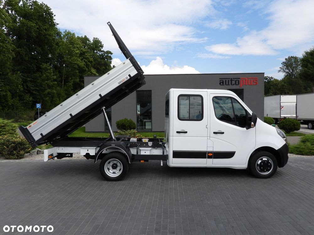 Opel MOVANO WYWROTKA PODWÓJNA KABINA DOKA 7 MIEJSC LEDY BLIŹNIACZE KOŁA KLIMATYZACJA  145KM - 8