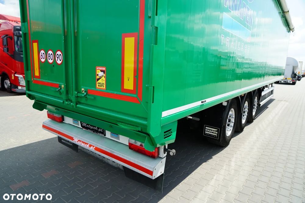 Knapen / RUCHOMA PODŁOGA / WALKING FLOOR / 92 m3 / OŚ PODNOSZONA / OSIE SAF / - 12
