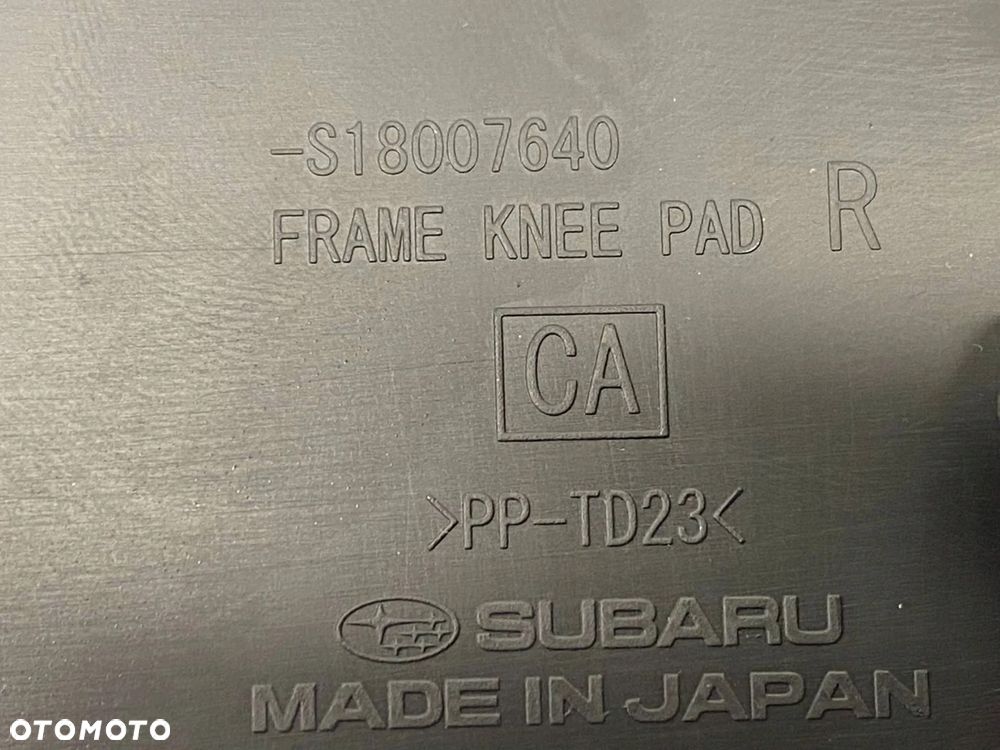 OSŁONA BOCZNA TUNELU PRAWA TOYOTA GT 86 SUBARU BRZ S18007640 ORYGINAŁ - 9