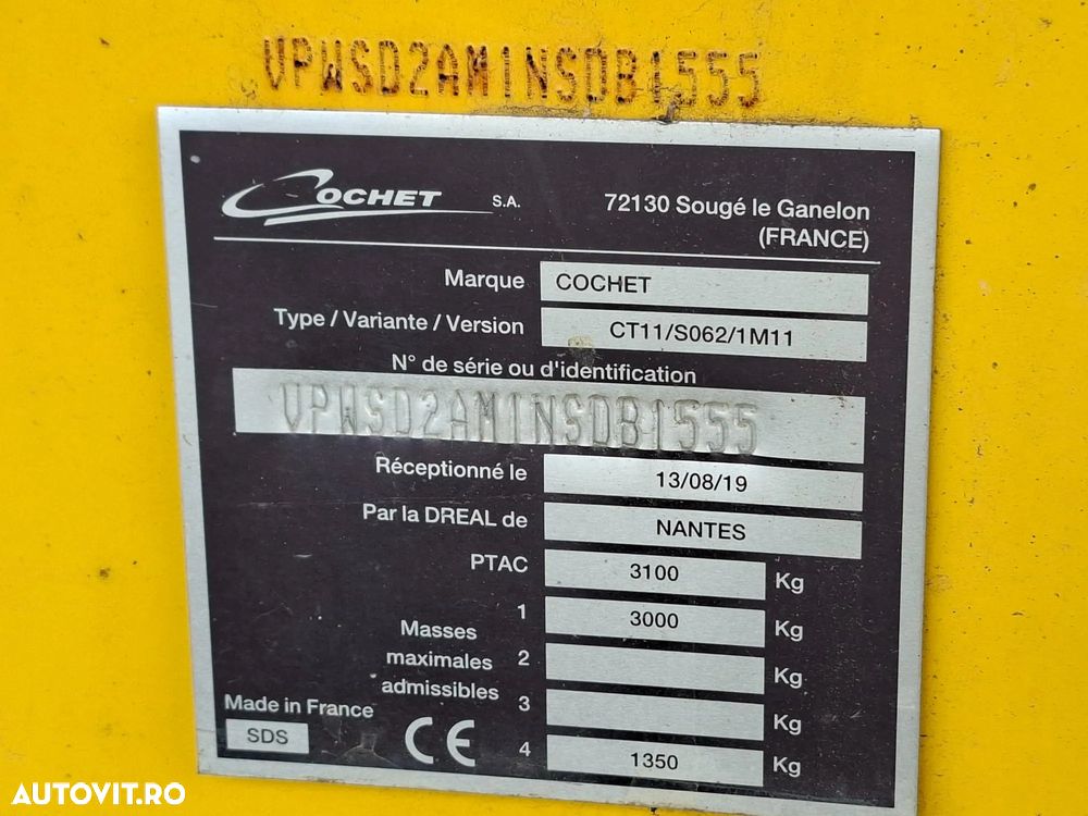 New Holland 760CG 5,48M HEDER + CARUCIOR TRANSPORT GTSH R COCHET - 27