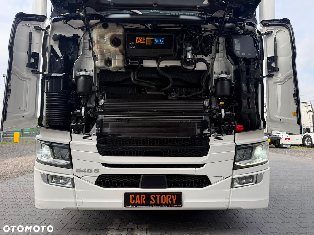 Scania S540/PODUSZKA P+T/KLIMA P./RETARDER/SKÓRY/FULL LED/SPROWADZONA/ - 17