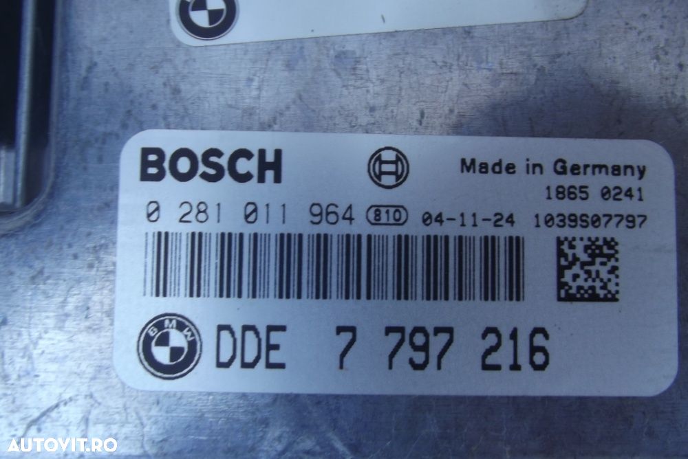 Calculator Motor BMW E87 2.0 ECU BMW Seria 1 dezmembrez BMW e87 2.0 - 1