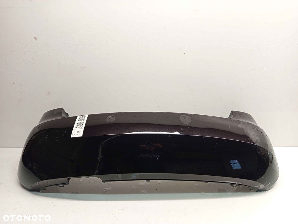 ^ ZDERZAK TYŁ TYLNY SKODA FABIA II 2 9910 CZARNY 5D 5 DRZWI HB PDC CZUJNIKI - 1