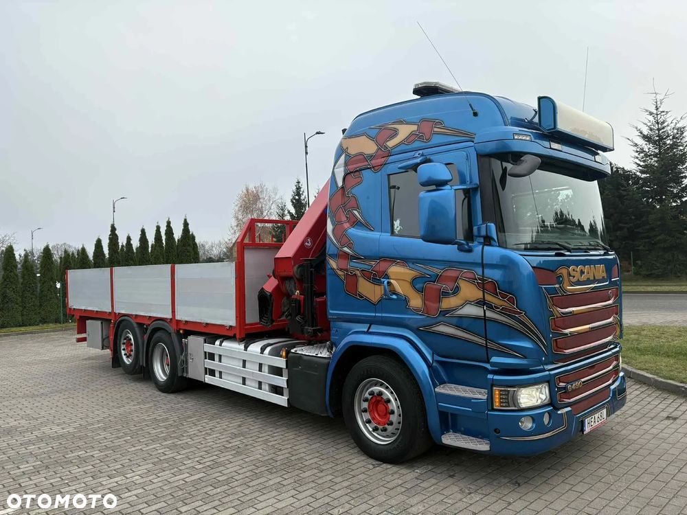 Scania G490 6x2 HDS HMF 3220 K-7 ŻURAW CRANE - 5
