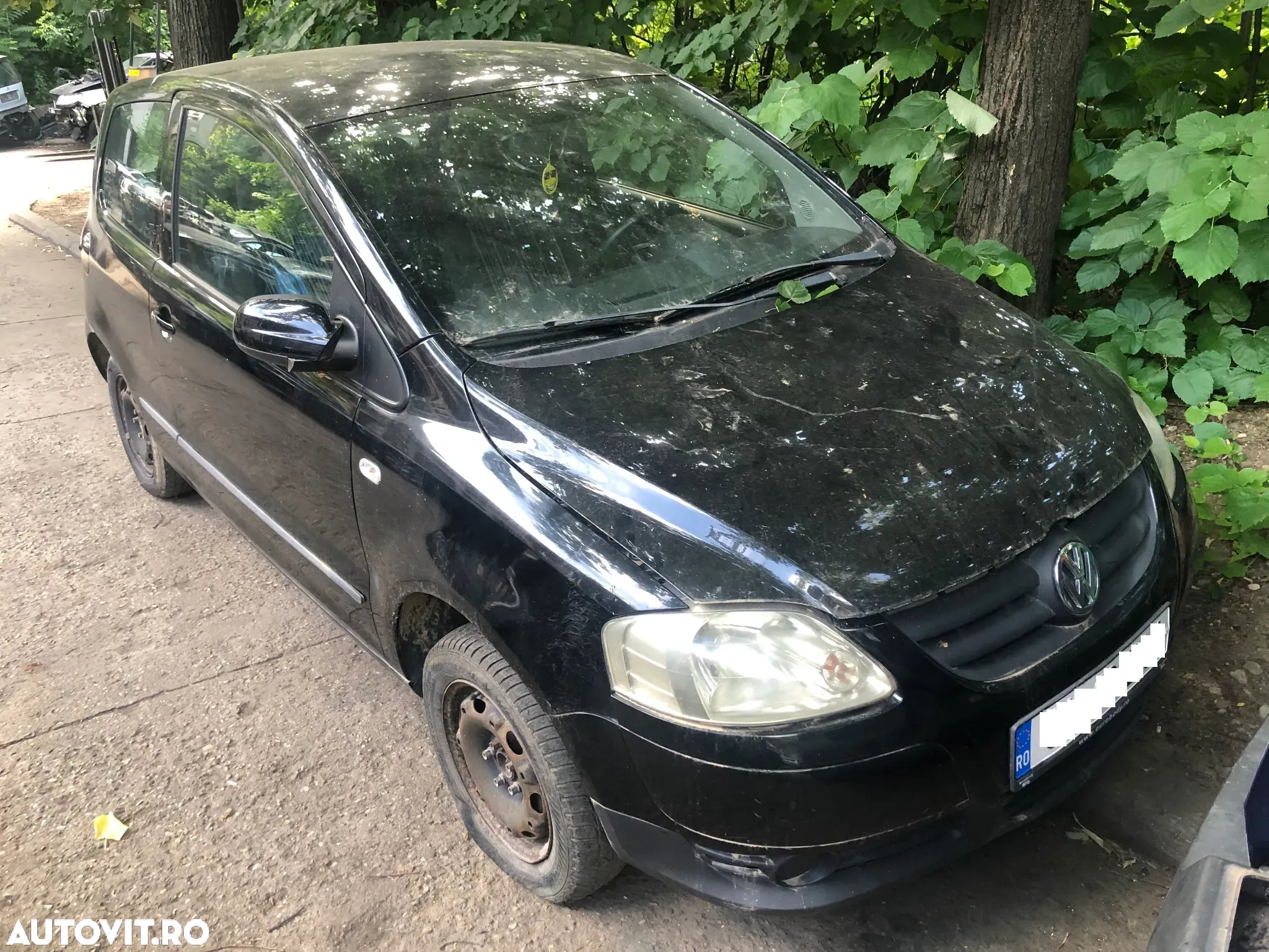 Usa dreapta fata VW Volkswagen FOX 2005 negru - 3