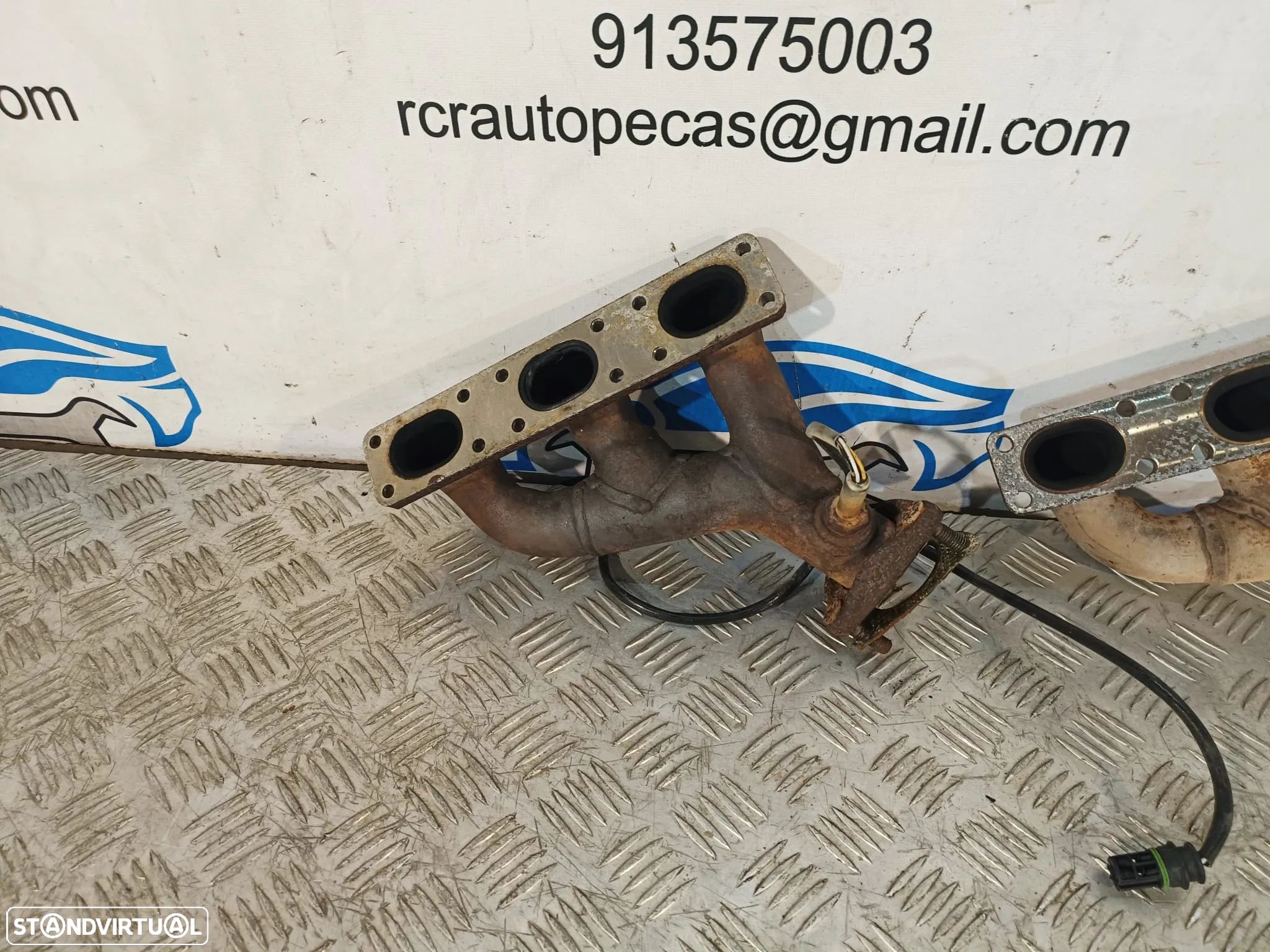 COLETOR ESCAPE INOX SONDA LAMBDA BMW SERIE 3 E36 COUPE 323i 24V 170CV M52B25 256S4 11621740730 1740730 SERIE 3 E46 323CI 323i SERIE 5 E39 Z3 E36 - 7