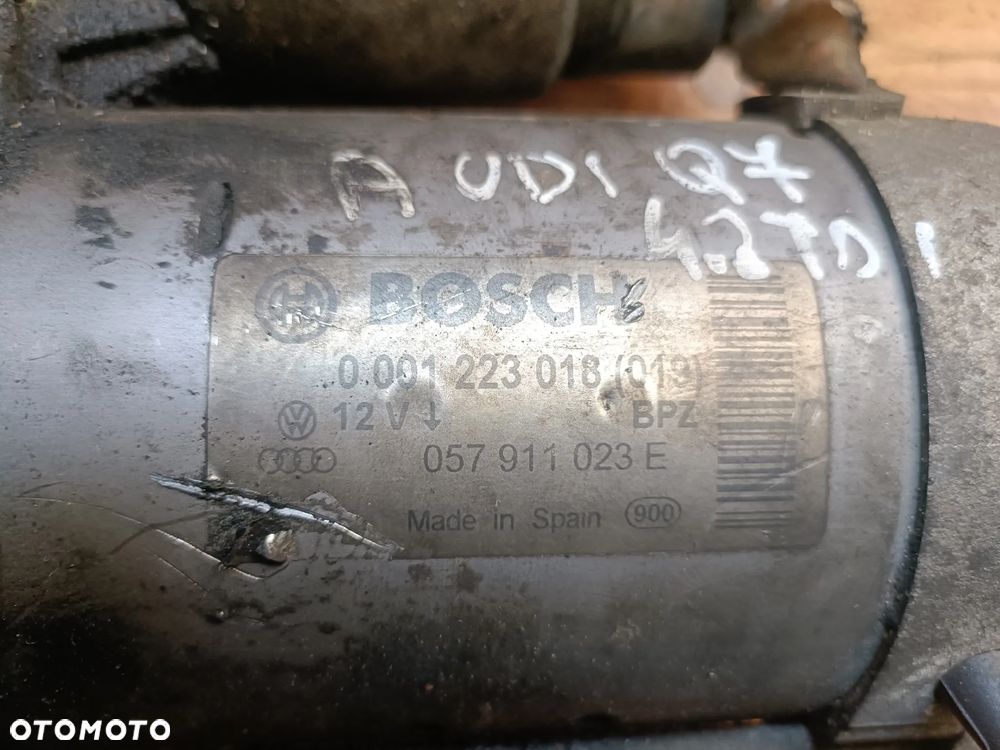 AUDI Q7 4L 05-15 4,2 TDI rozrusznik BOSCH 0001223018 * - 2