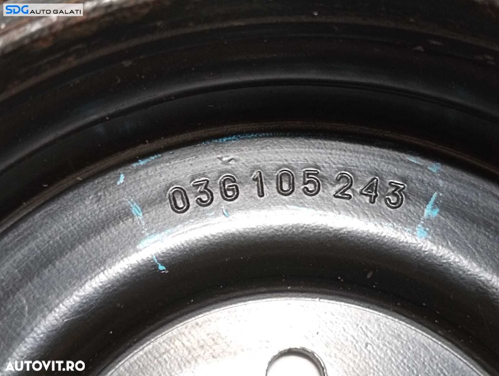 Fulie Vibrochen Volkswagen Polo 9N 1.9 TDI 2002 - 2009 Cod 03G105243 [M6777] - 4