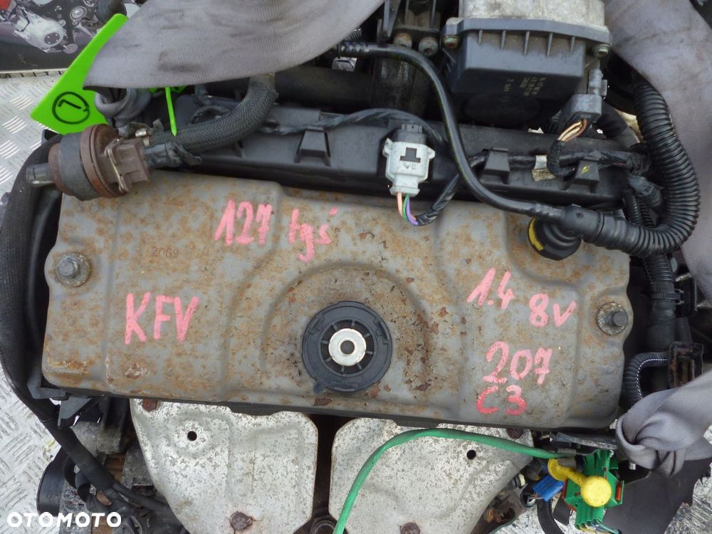SILNIK PEUGEOT 1.4 8V KFV 127 TYS - 2