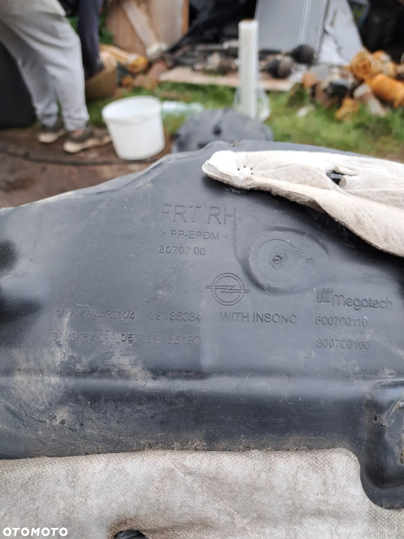 Nadkole prawe przednie Opel Corsa F 39185034 9829464480 Nadkole prawy przód przednie Opel Corsa F - 4