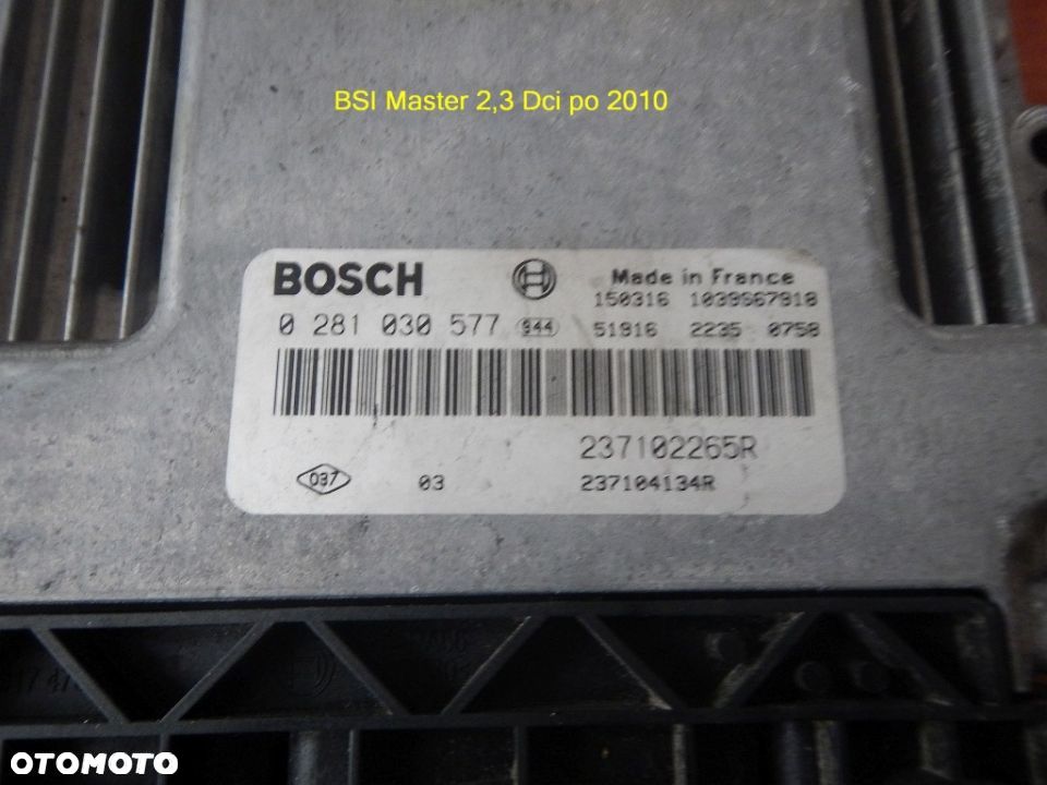 Master 2,3 BOSCH 0281030577 i 237102265R Komputer - 3