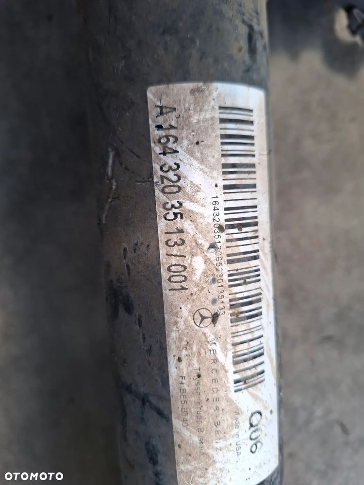 Mercedes ML 164 3.0D amortyzator sprężyna prawy A1643203513 - 2
