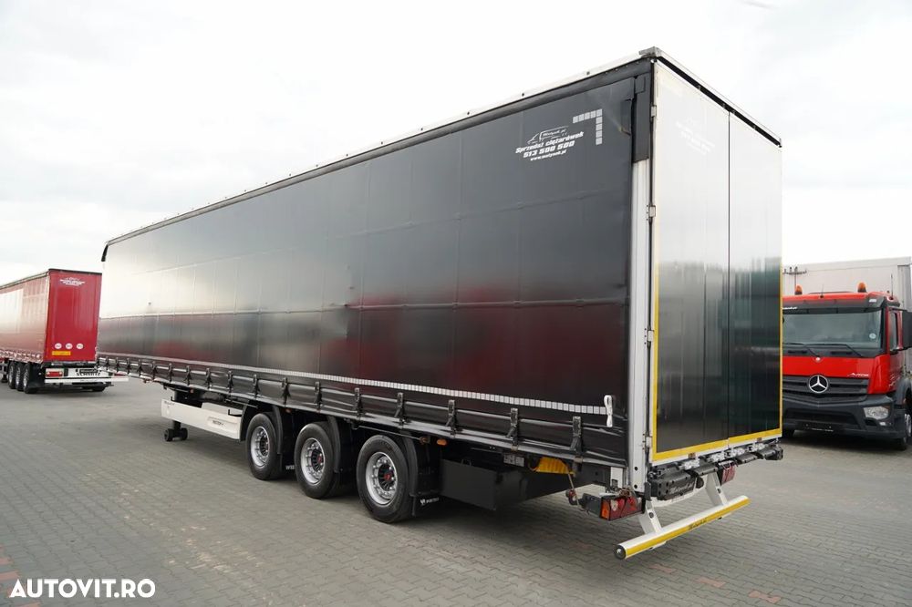 Wielton CORTINĂ WIELTON / MEGA / SISTEM BDE - STALPINI CULISANTI / AXE SAF / ACOPERIȘ ARMAT - 5