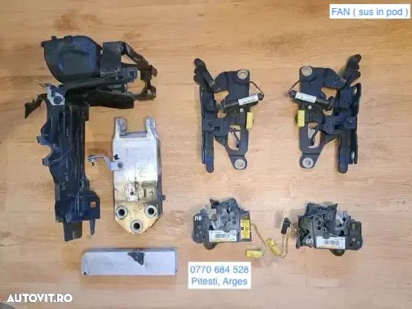 Set balamale active sistem inchidere capota suport ochelar far cap lonjeron stg tampon bara dr fara originale bmw seria 5 6 F10 F11 F13 F07 F18 - 1
