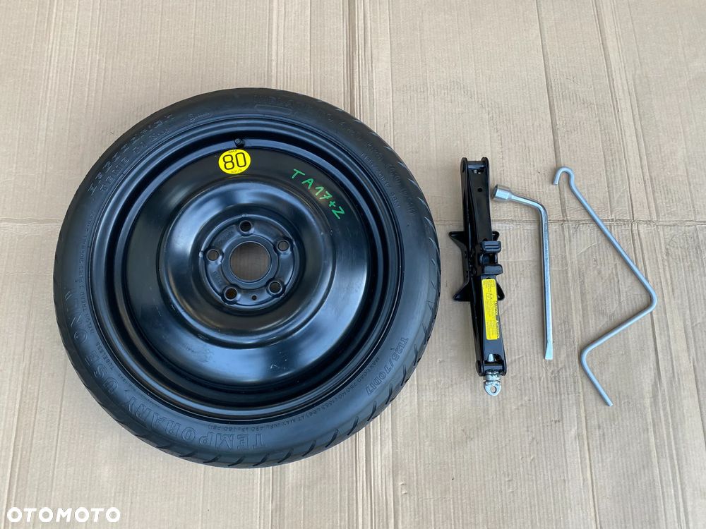 Koło dojazdowe 17 TOYOTA AURIS  COROLLA  CHR C-HR + ZESTAW szybka wysyłka - 3