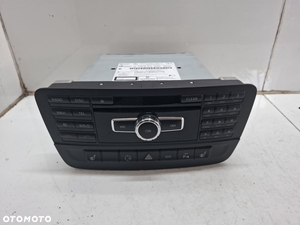 RADIO NAWIGACJA PANEL FOTELI MERCEDES a2469000012  W246 B KLASA  W117 CLA LEGALNE - 1