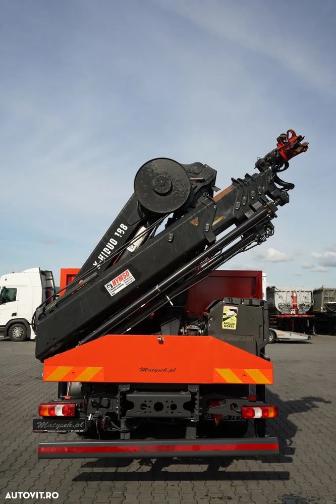 Mercedes-Benz AROCS 2640 / 6x4 / CAROSERIE BALANȚĂ - 6,5 M / MACARA HIAB X-HIDUO 188 ES-5 / CAPACITATE MAXIMĂ DE RIDICARE: 5.200 KG / ROTATOARE / TELECOMANDĂ / PODEA RESISTENTĂ / TRANSMISIE AUTOMATĂ - 20