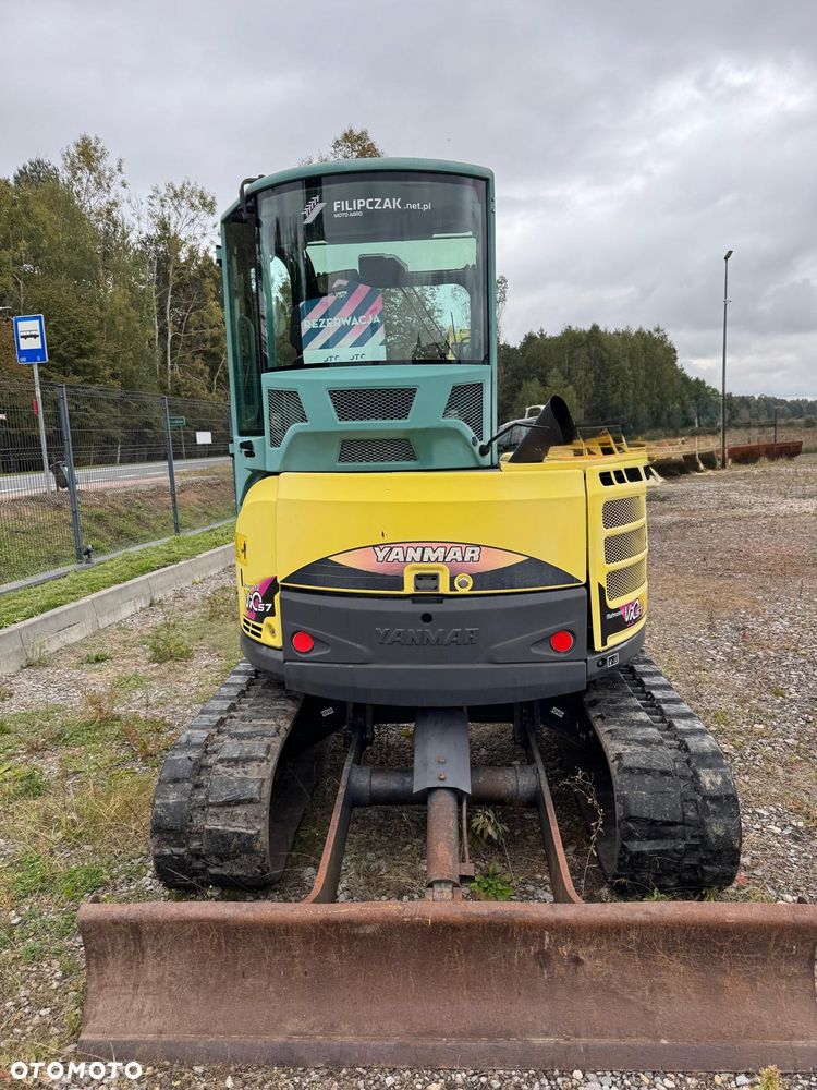 Yanmar Minikoparka VIO 57U Koparka Gąsienicowa 5,3 Tony, 3X Osprzęt Skarpówka - 3
