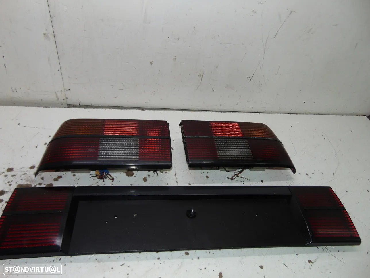 Opel Ascona farolins/Placa central - 6