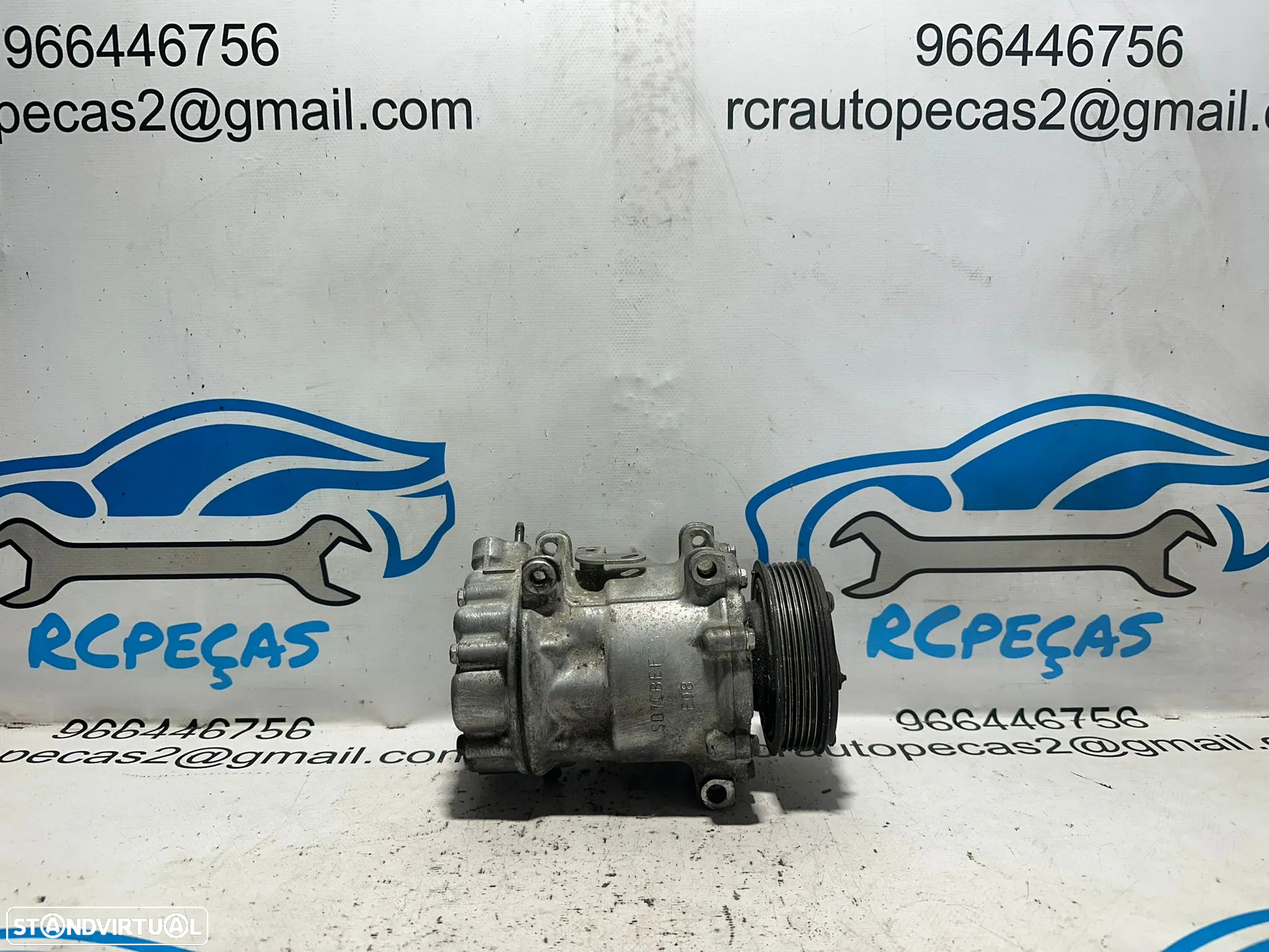 .Compressor AC Ar Condicionado Original PSA Citroen Peugeot DS 2.0 HDi 9671451380 - 5