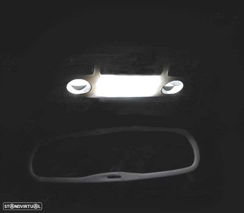 KIT COMPLETO DE 7 LAMPADAS LED INTERIOR PARA RENAULT CLIO IV MK4 GRANDTOUR 13-17 - 5
