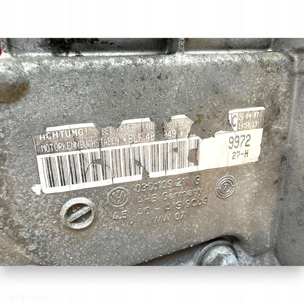 SILNIK BLF Audi A3 II 8P Skoda Octavia II 1.6 FSI 115KM benzyna 162 112km - 3