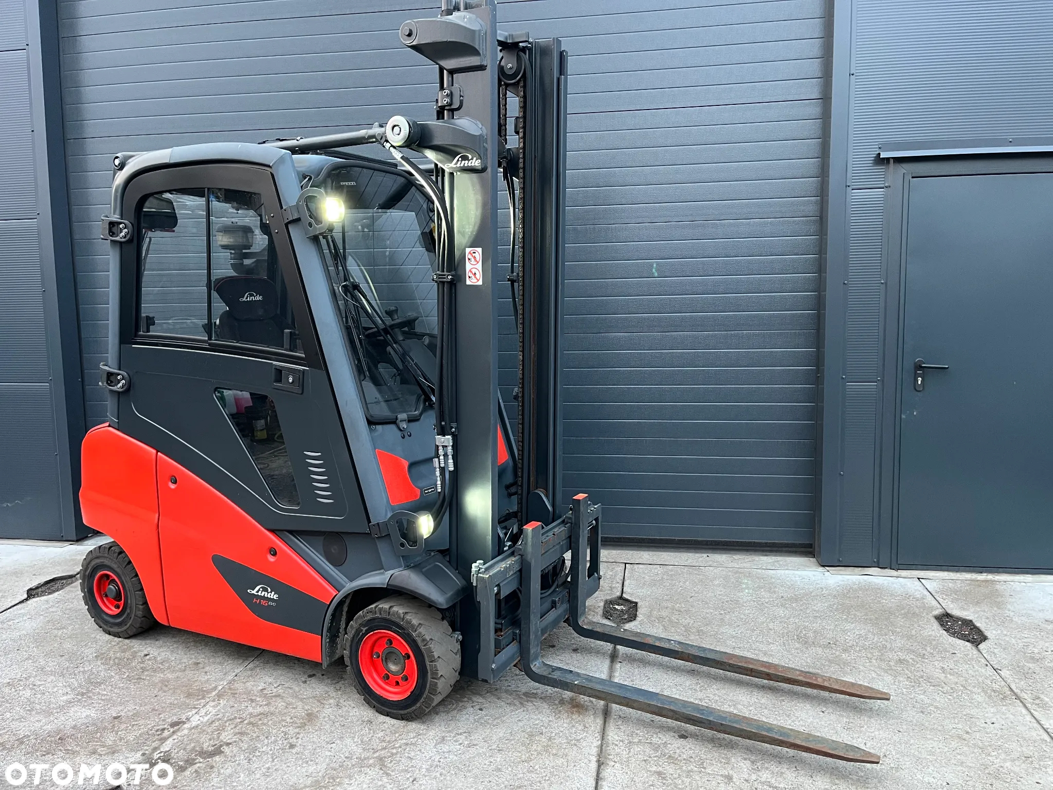Linde H16-T Gaz LPG, Pełna kabina, Przesuw boczny, maszt Standard - 8