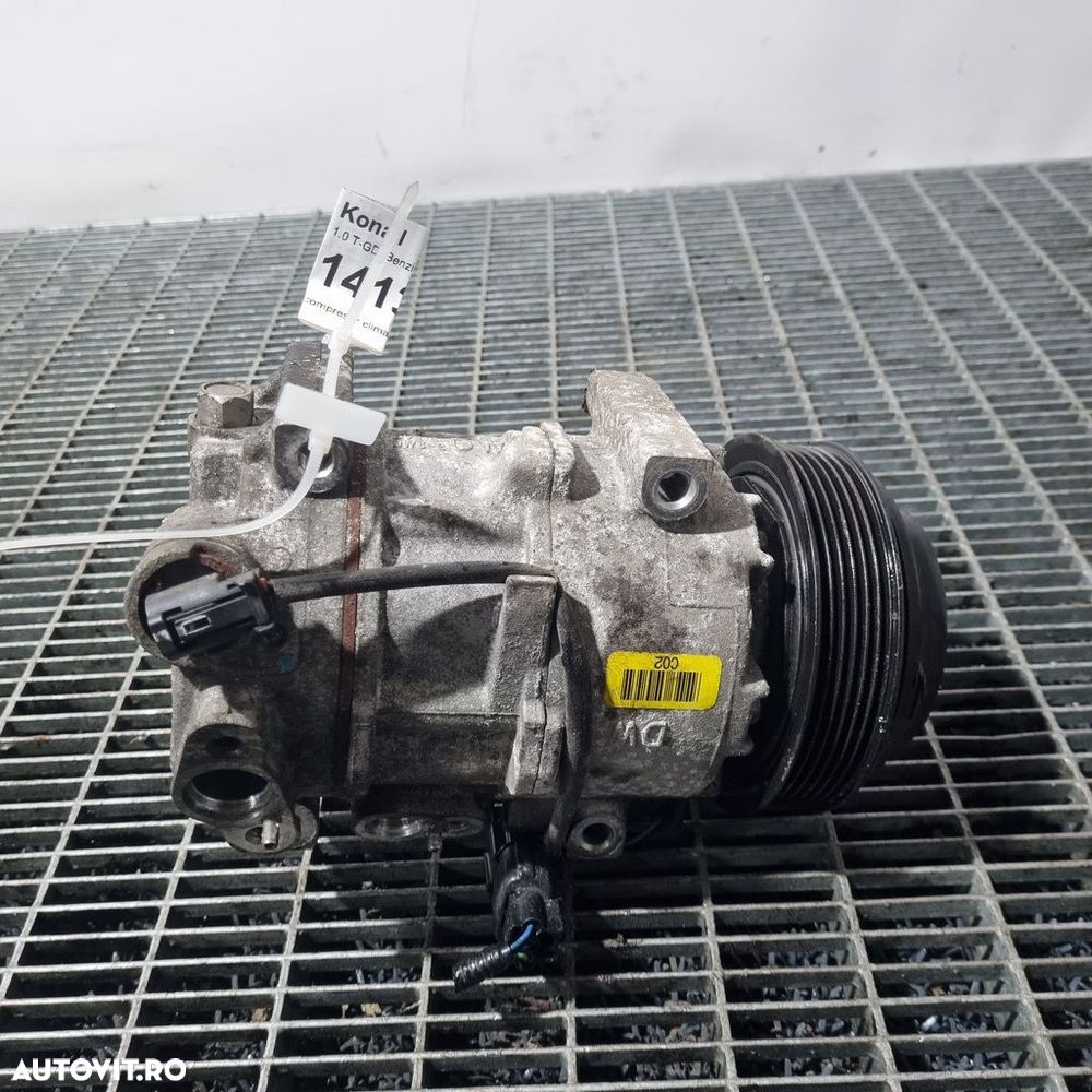 Compresor clima Hyundai Kona I 1.0 T - GDI Benzina 2017 - 2020 120CP G3LC G3LE (1413) ... - 1
