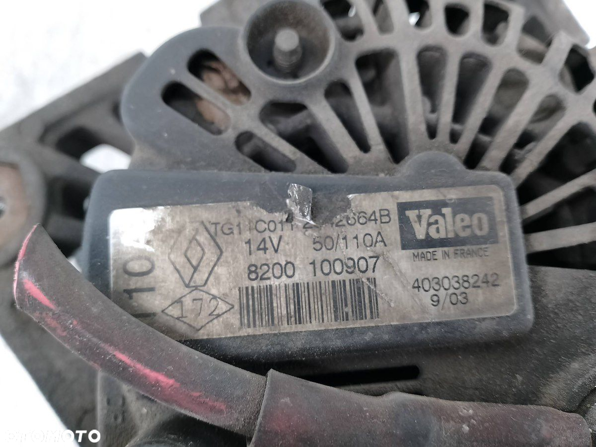 ALTERNATOR RENAULT LAGUNA II ( 02-07 ) 8200100907 1.6 16V - 3